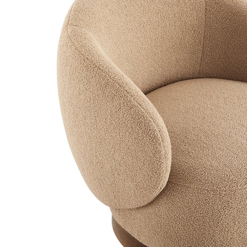 Spruce & Spring Ariel Upholstered Swivel Accent Chair Fabric