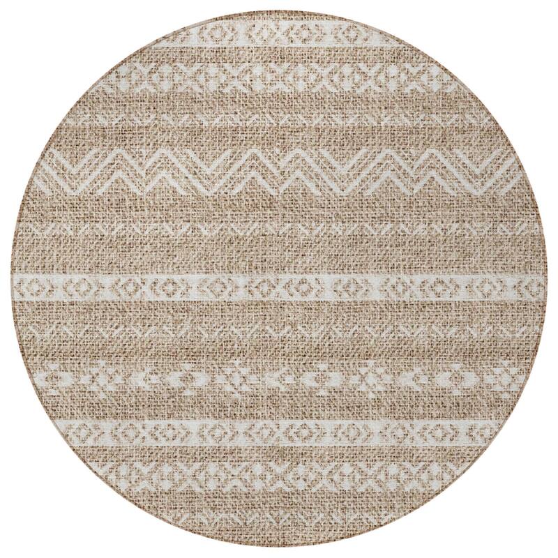 HomeRoots Southwestern Transitional Rectangle Outdoor Rug