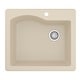 preview thumbnail 1 of 46, Karran Drop-in Quartz Single Bowl Kitchen Sink Bisque