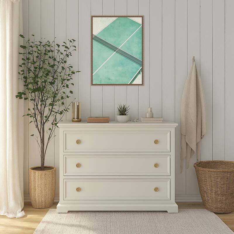 Ping Pong Table by Andreas Magnusson (18 x 24 in.), Framed Canvas Wall Art Print