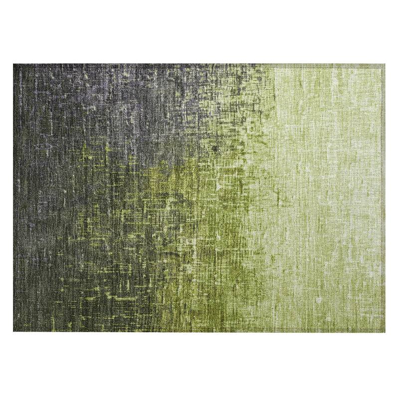 Machine Washable Indoor/ Outdoor Ombre Texture Chantille Rug