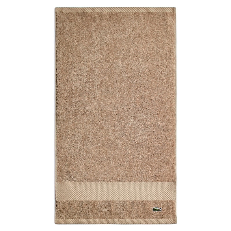 Lacoste Heritage Supima 100% Cotton Hand Towel - Sand
