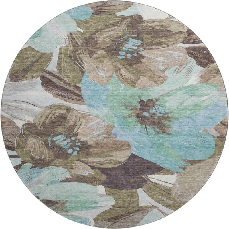 Premium Washable Super Soft Modern Floral Mayfield Rug