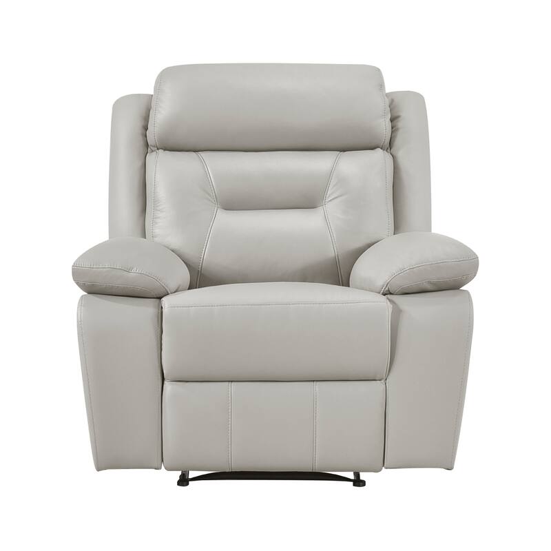 Papyrus 3-Piece Leather Match Manual Reclining Sofa Set