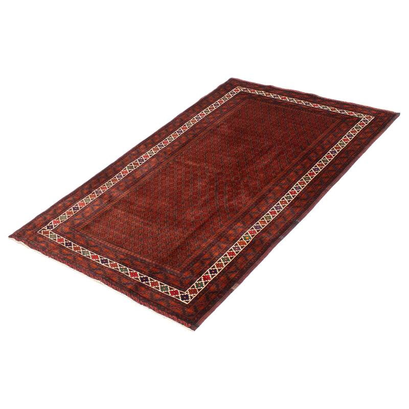 Teimani Red Rug 4'0" x 6'8" - 4'0 x 6'8