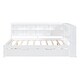 preview thumbnail 6 of 7, Full Size DayBed Kids Bed with Trundle and Shelf and USB Charging,White