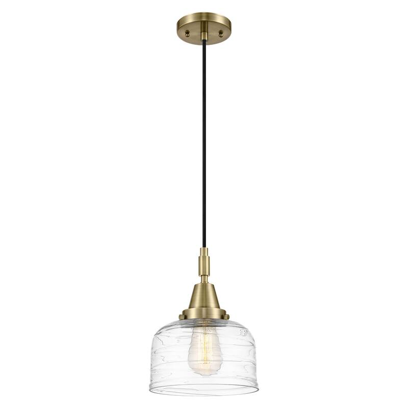 Innovations Lighting 447-1P-G713 Bell 8" Wide Mini Pendant with Clear