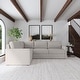 preview thumbnail 2 of 25, Flexsteel Fabric 4-Seat Modular Sectional in Light Tan
