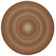 preview thumbnail 45 of 146, SAFAVIEH Handmade Braided Chandrima Cotton Rug 5' Round - Ivory/Brown