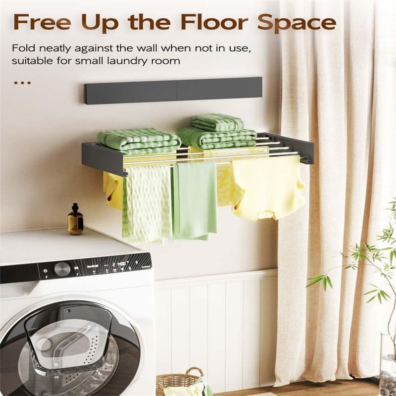 Wall Mounted Clothes Drying Rack