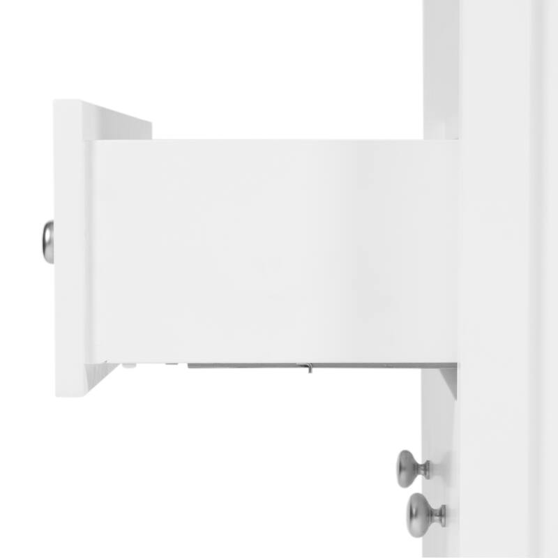 Dana 28 in. W Rectangular Wood 2 Drawer Nightstand with Top Shelf