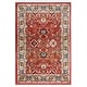 preview thumbnail 3 of 19, Lauren Ralph Lauren Ines Traditional Oriental Rug Fringe 2'2" x 4' - Red/Beige - Rectangle