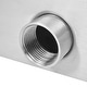 preview thumbnail 4 of 4, vidaXL Pool Fountain Stainless Steel 25.2"x11.8"x20.5" Silver