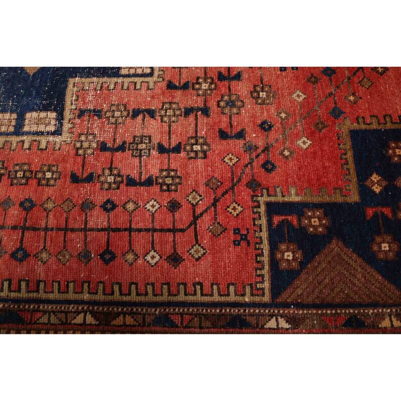 ECARPETGALLERY Hand-knotted Antalya Vintage Dark Copper Wool Rug - 4'8 x 6'0