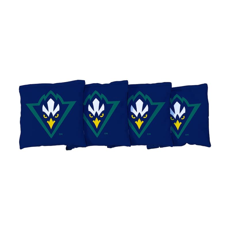 UNC Wilmington Seahawks Blue Cornhole Bags - Corn Filled