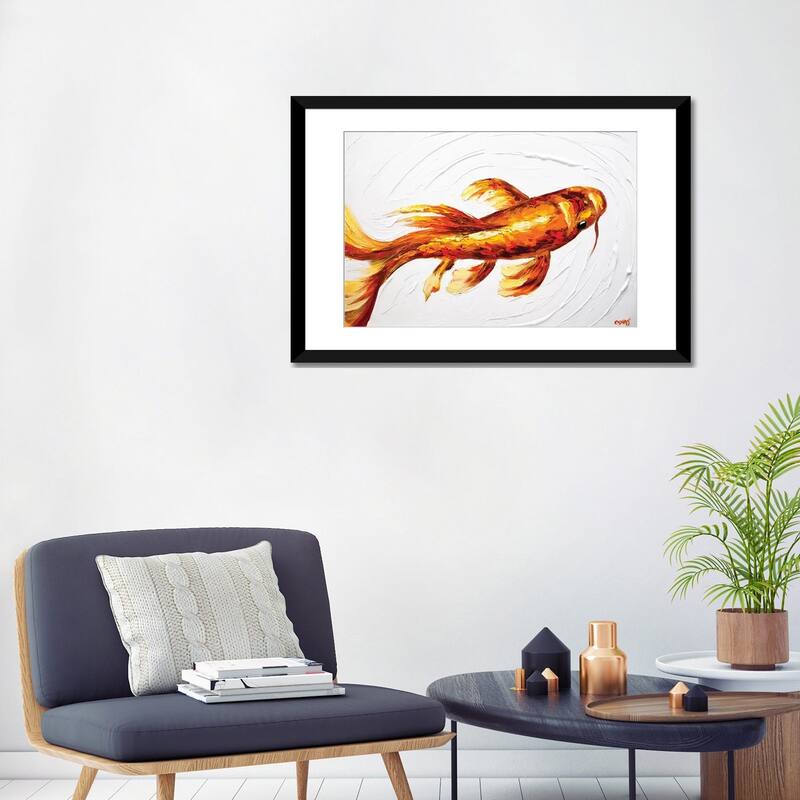 iCanvas "Orange Koi Fish" by Osnat Tzadok