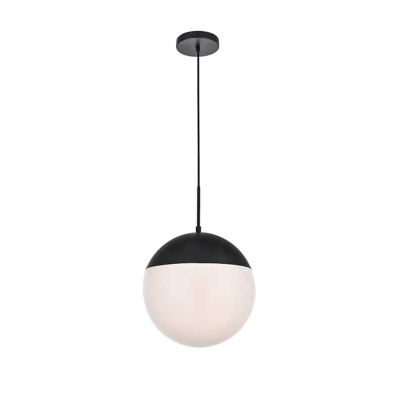 1-Light Pendant with 14 inch Frosted White Glass