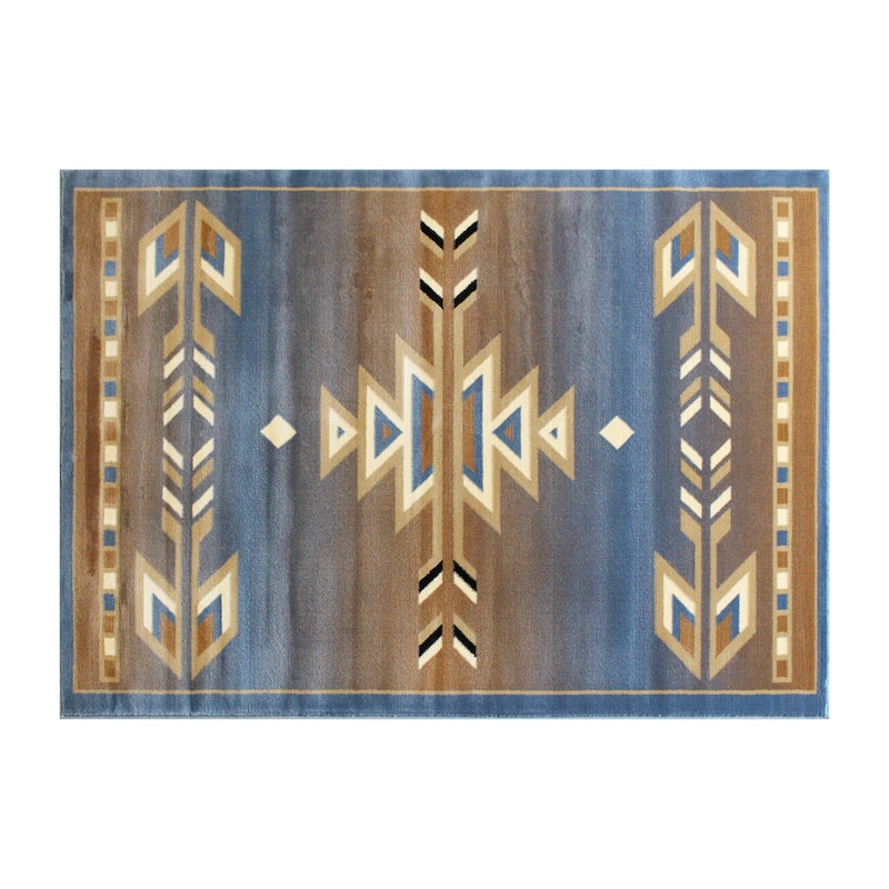 Multipurpose Southwestern Style Patterned Indoor Area Rug