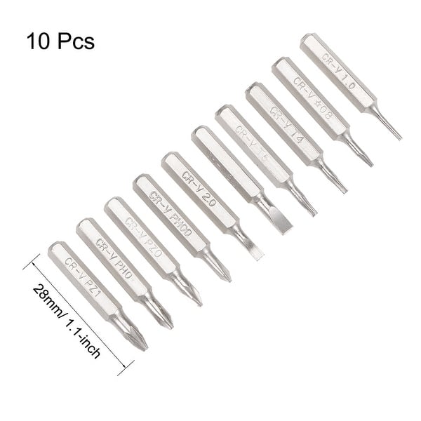 Screwdriver Bits 3pcs 5//32 Inch Hex Shank Star-Shape P5//1.2mm Bit Set