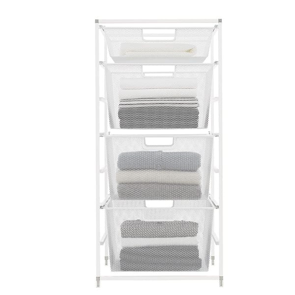 elfa medium mesh dresser white Elfa Mesh Closet Drawers