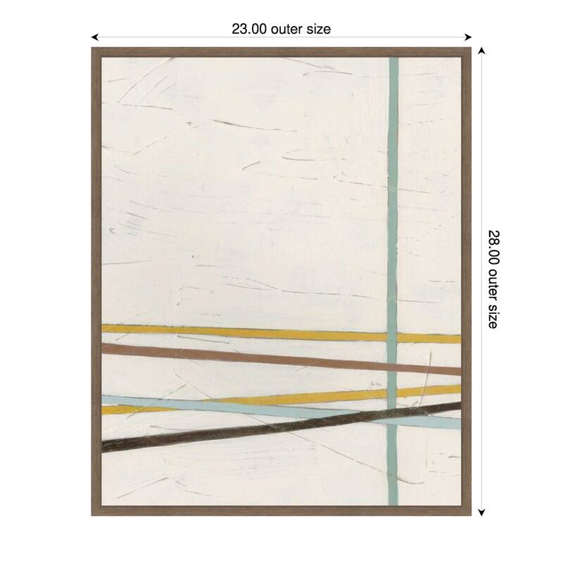 Tangle No. 3 by June Erica Vess (23 x 28 in.), Framed Canvas Wall Art Print