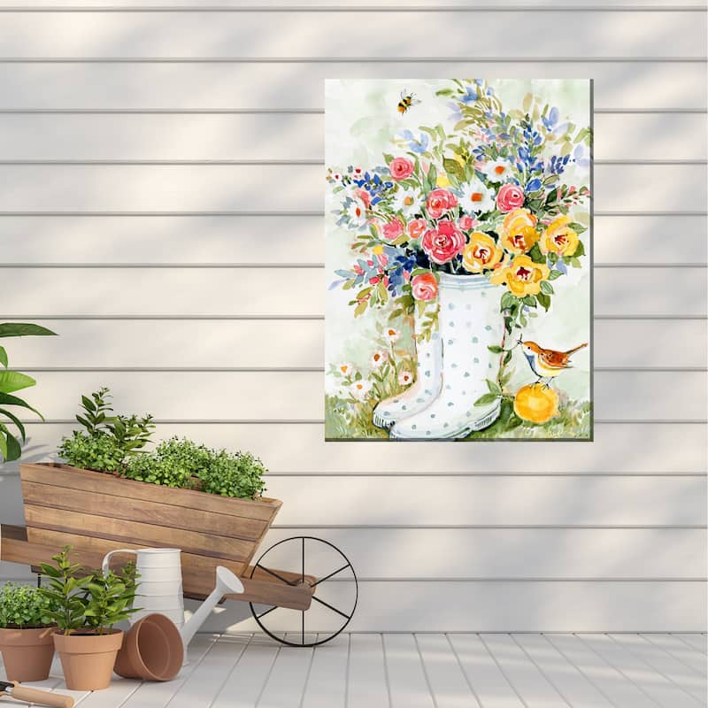 Rainboots All Weather Outdoor Wall Décor