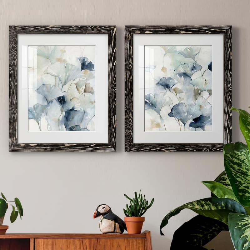 Indigo Ginkgo I-Premium Framed Print - Ready to Hang