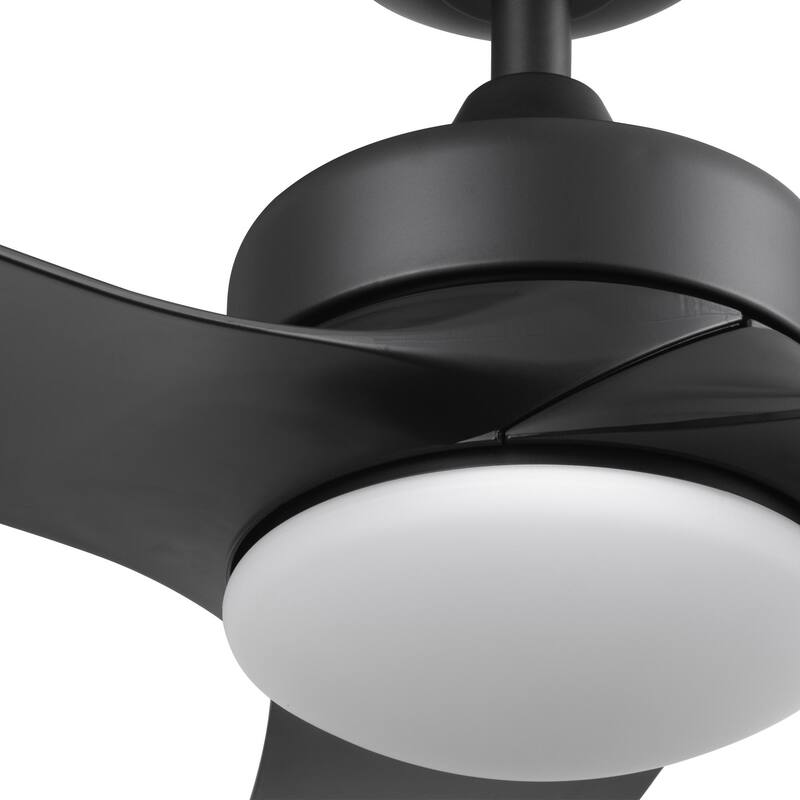 52" Honeywell Lynton Indoor/Outdoor Ceiling Fan with Color Changing LED Light, Remote Control, High Performance Blades