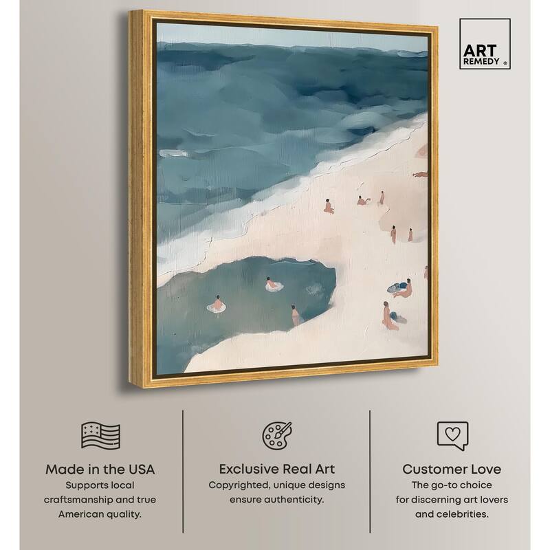Daydreams by the Sea Canvas by Art Remedy