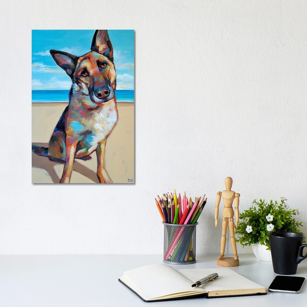 iCanvas "German Shepherd" by Robert Phelps Canvas Print