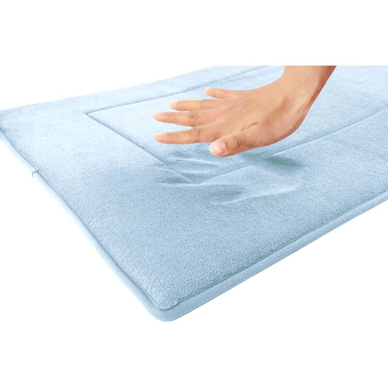 Ultra-Soft Extra-Thick Non-Slip Memory Foam Long Bath Runner Mat 2 ft x 5 ft