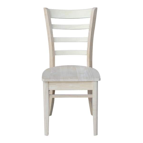 Shop Black Friday Deals On International Concepts Emily Wooden Dining Chairs Set Of 2 Overstock 10884934