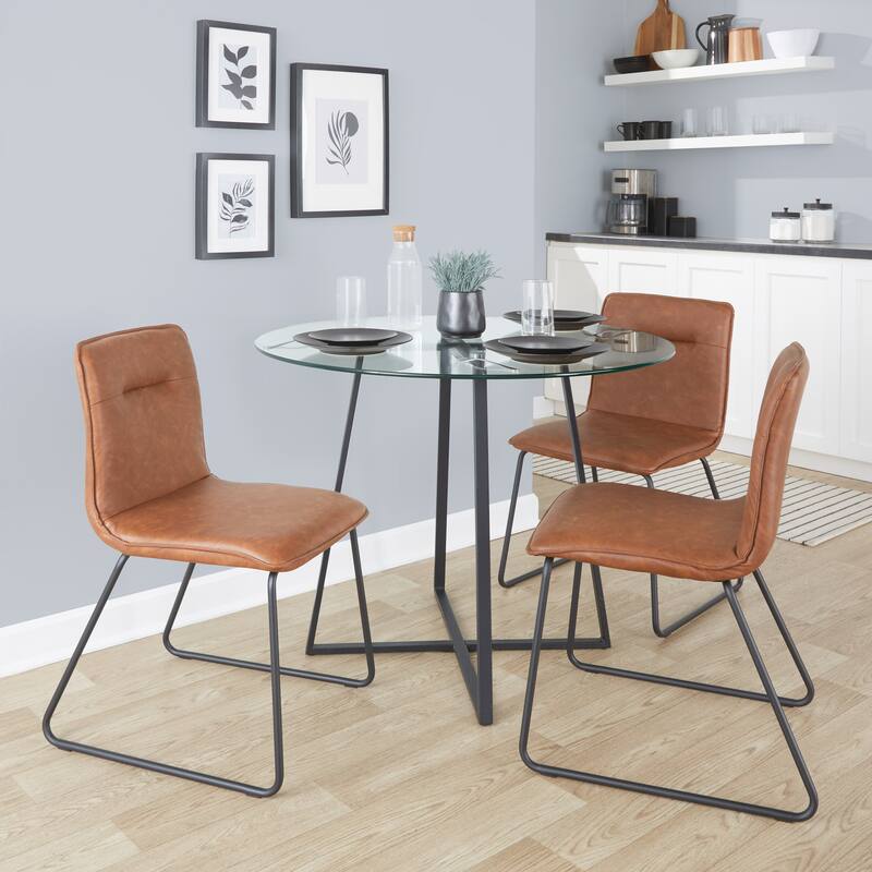 Carbon Loft Lyonne Industrial Dining Chair (Set of 2) - N/A