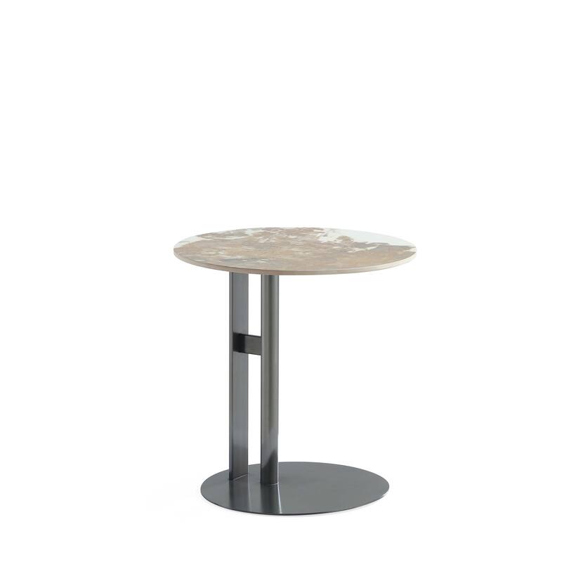 Manhattan Comfort Alondra Black Modern End Table