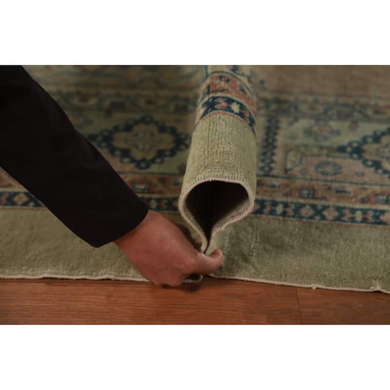 Vegetable Dye Tabriz Persian Large Rug Hand-Knotted Wool Carpet - 10'10"x 12'9"