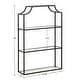 preview thumbnail 62 of 69, Kate and Laurel Ciel 4-tier Wall Shelf