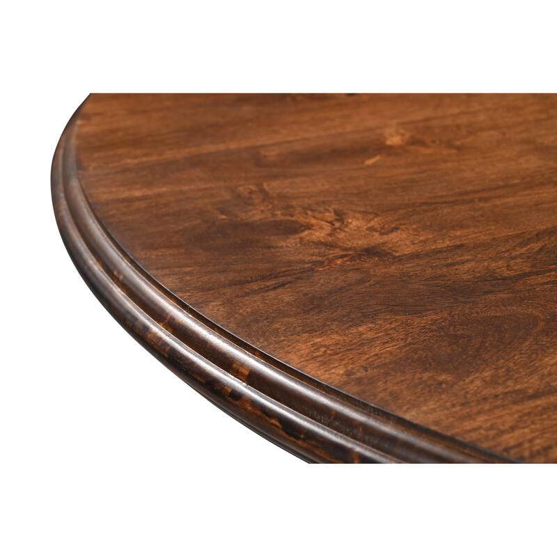 Willow 48" Round Solid Wood Pedestal Dining Table