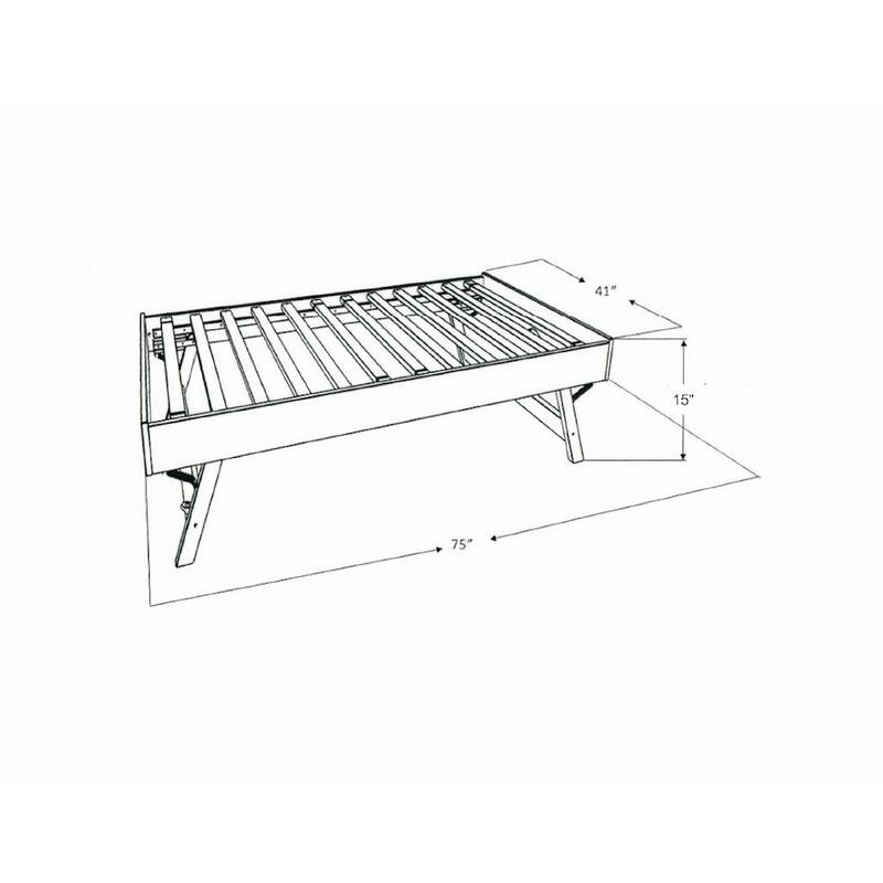 Somette Boho Daybed and Pop Up Bed in White with Mattresses