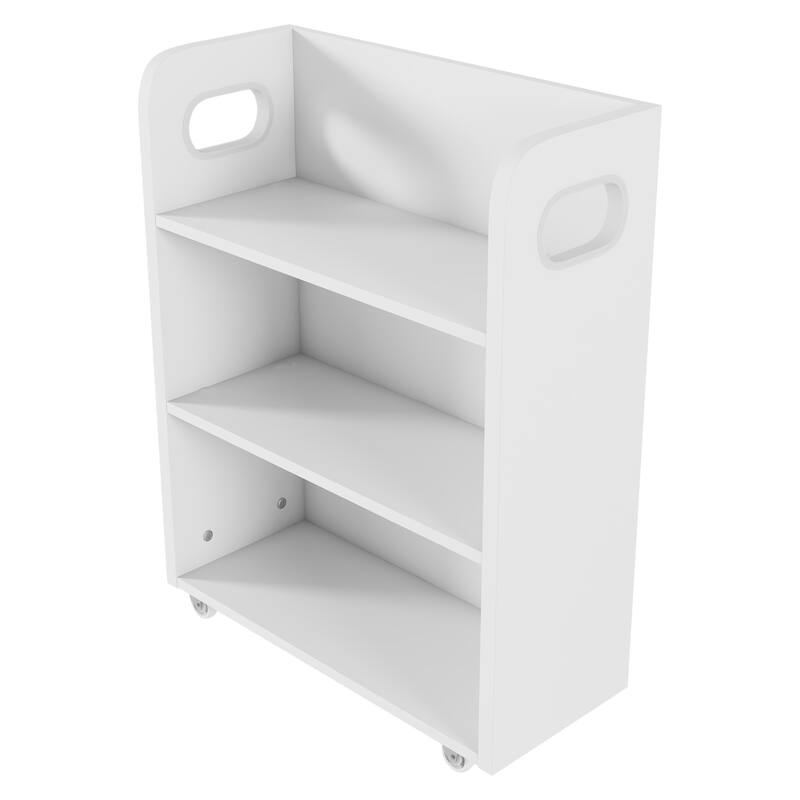 Twin Size Metal Platform Bed with LED Lights, Upholstered Headboard, and Pull-Out Storage Shelves, White