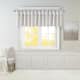 Madison Park Natalie Lightweight Faux Silk Valance with Beads - 50x26" - Silver