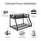 preview thumbnail 23 of 22, Avenue Greene Macie Twin over Full Metal Bunk Bed