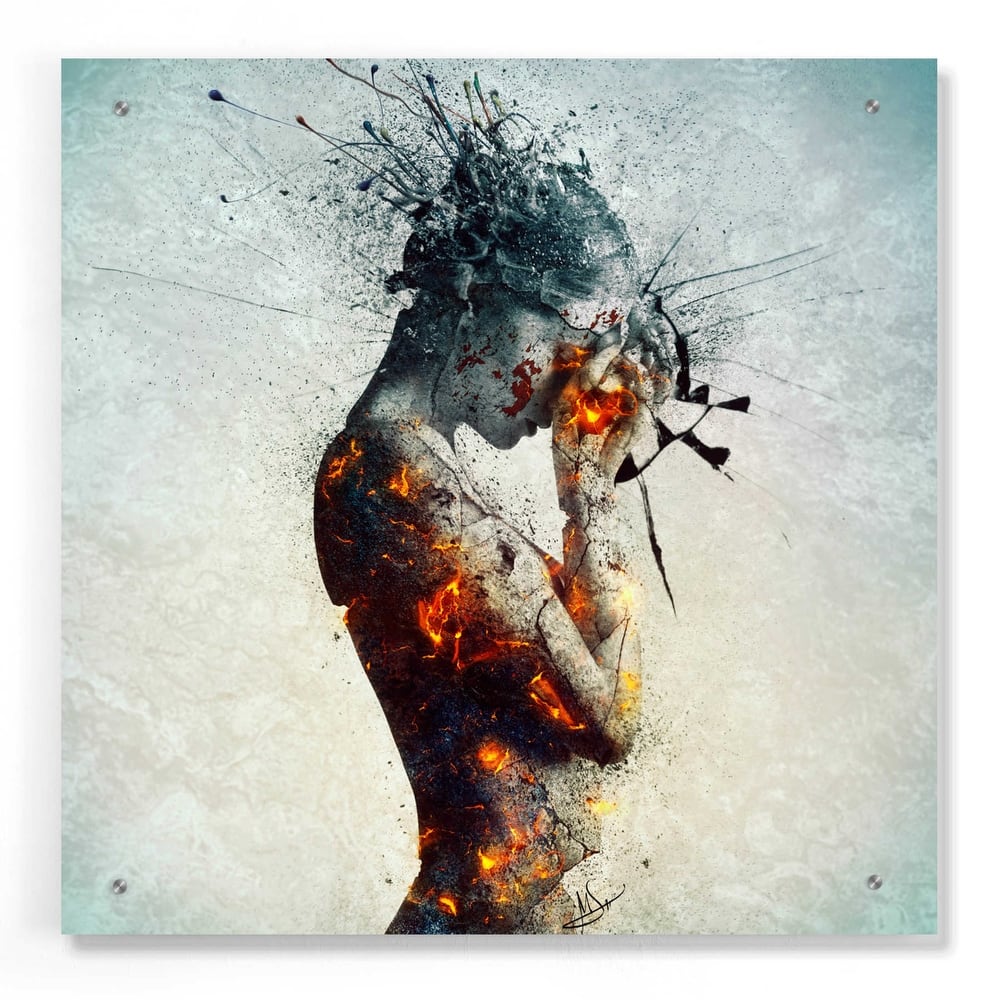 Epic Art 'Deliberation' by Mario Sanchez Nevado, Acrylic Glass Wall Art