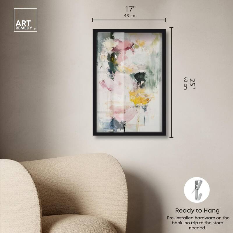 Dripping Colors II Shadowbox by Art Remedy