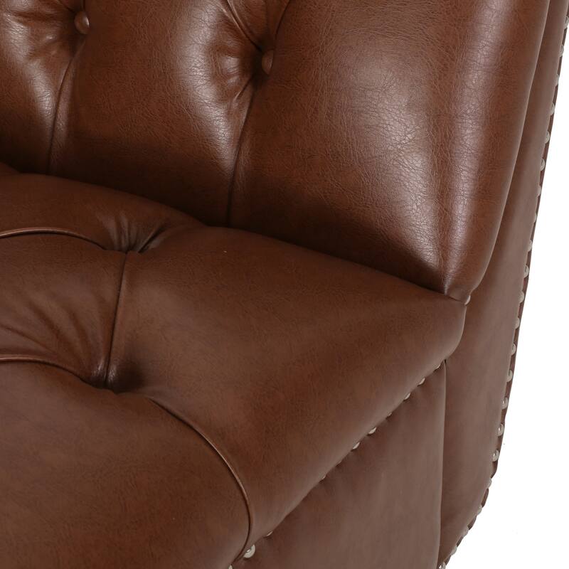 Varnell Contemporary Button Tufted Chaise Lounge by Christopher Knight Home - 64.25" L x 29.00" W x 33.75" H