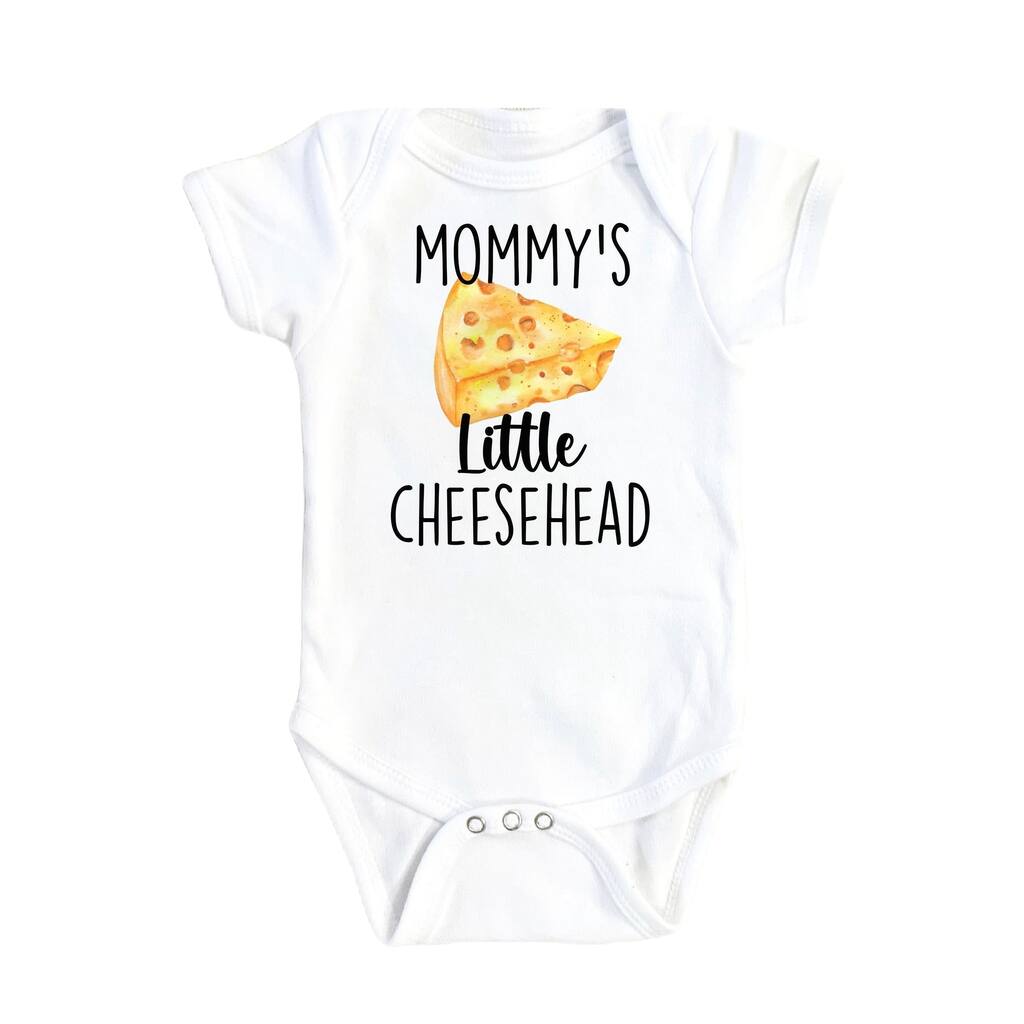 Cheese Head Mommy - Baby Boy Girl Clothes Infant Bodysuit Funny Cute Newborn
