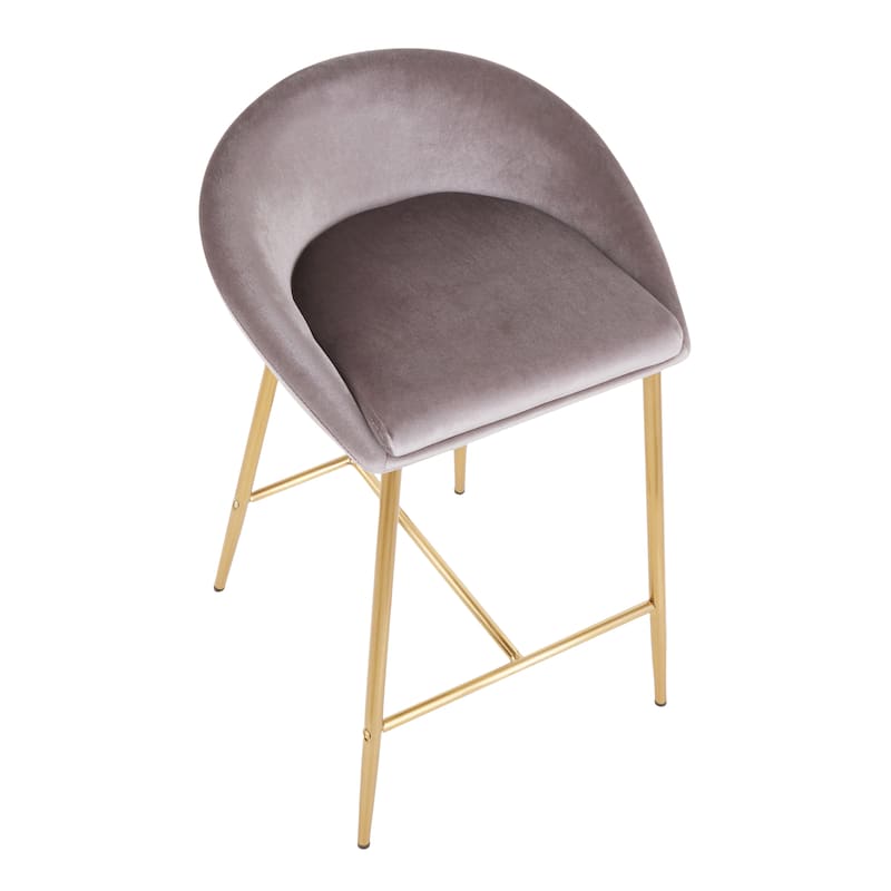 Silver Orchid Livesey 26-inch Glam Counter Stool (Set of 2)