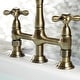 preview thumbnail 9 of 46, Heritage Bridge Kitchen Faucet with Brass Sprayer