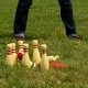 preview thumbnail 4 of 4, Wooden Lawn Bowling Set - 8.75" x 2.25"