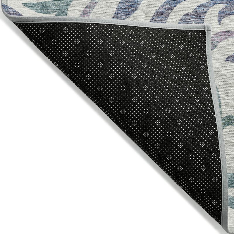 HomeRoots Floral Transitional Rectangle Outdoor Rug