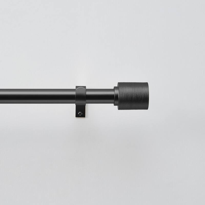 DKNY Fin Curtain Rod and Finial Set